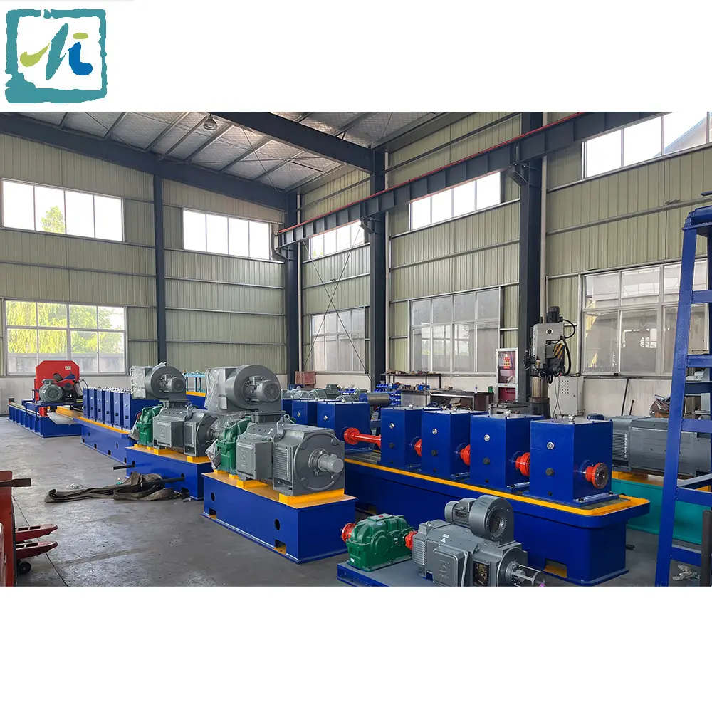 Square Pipe Manufacturing Machine HF Welding Metal Tube Mill